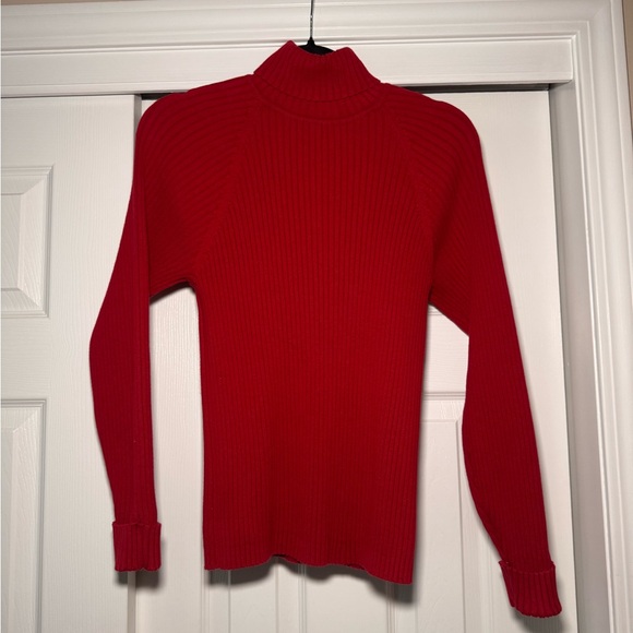 Classic holiday ribbed turtleneck sweater for a RL inspired Christmas. - Picture 1 of 3